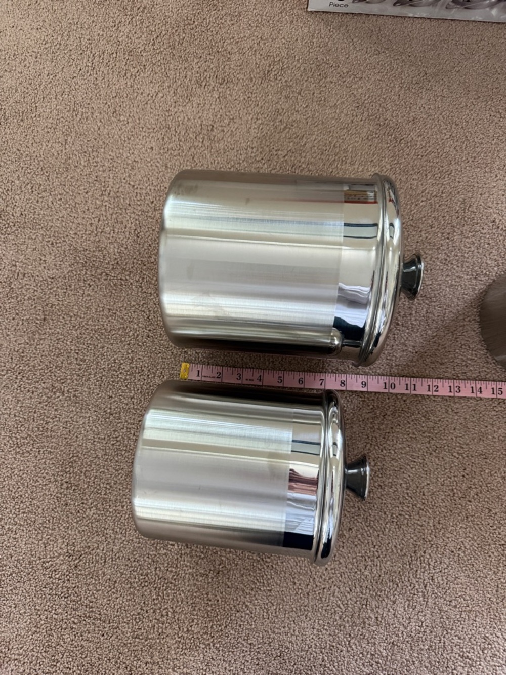 Kirkland Signature Stainless Steel Canister Set - Silver with Clear Lids - Picture 3 of 10